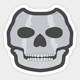 Ghost's Mask (Version 1) Sticker